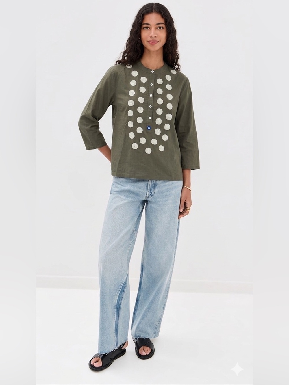 Figue for India Hicks Cotton Tunic Top Size Medium